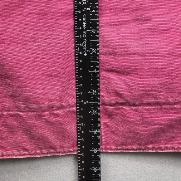 Carhartt WJ141 648 Sherpa Lined Hooded Jacket Raspberry Pink Womens Large 12/14 - Picture 13 of 14